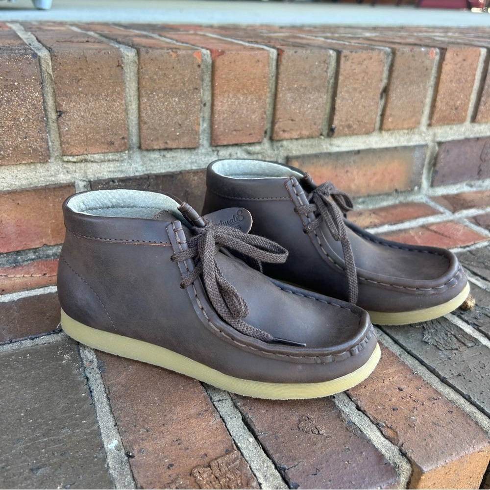 Footmates Wally leather moccasin chukka boots